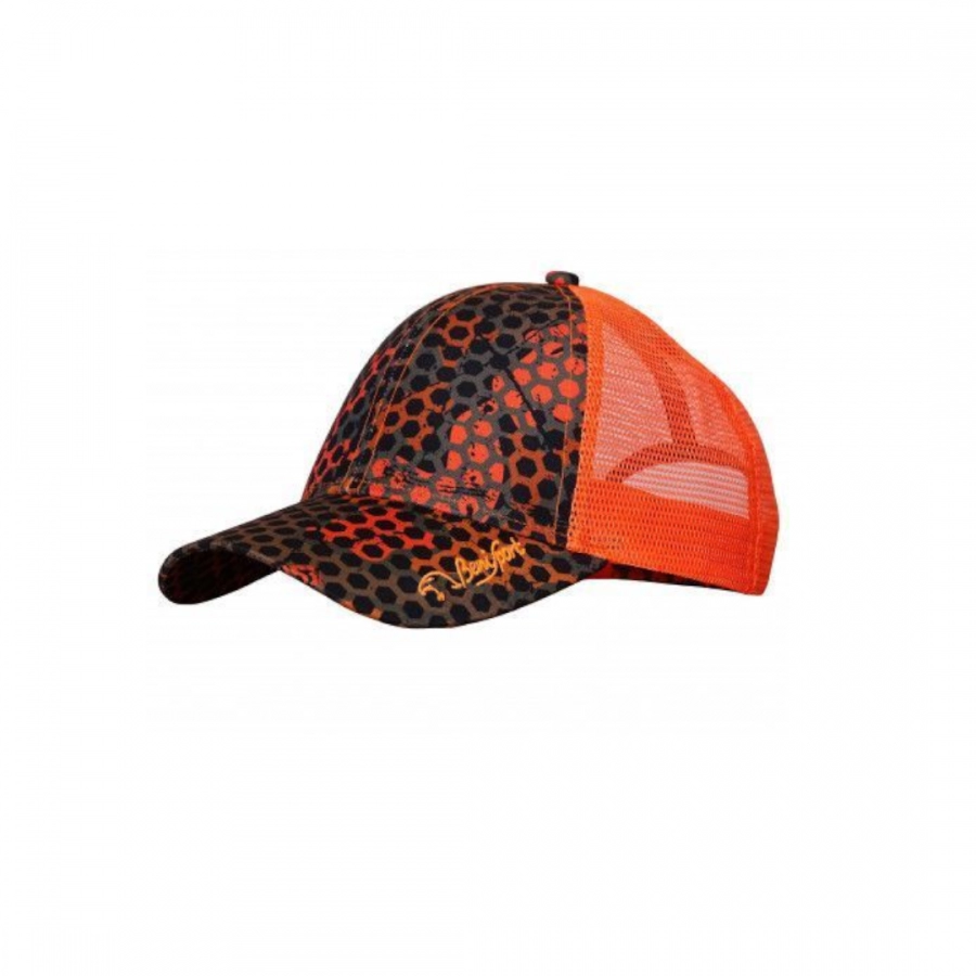 Gorra Forest Print Naranja Malla