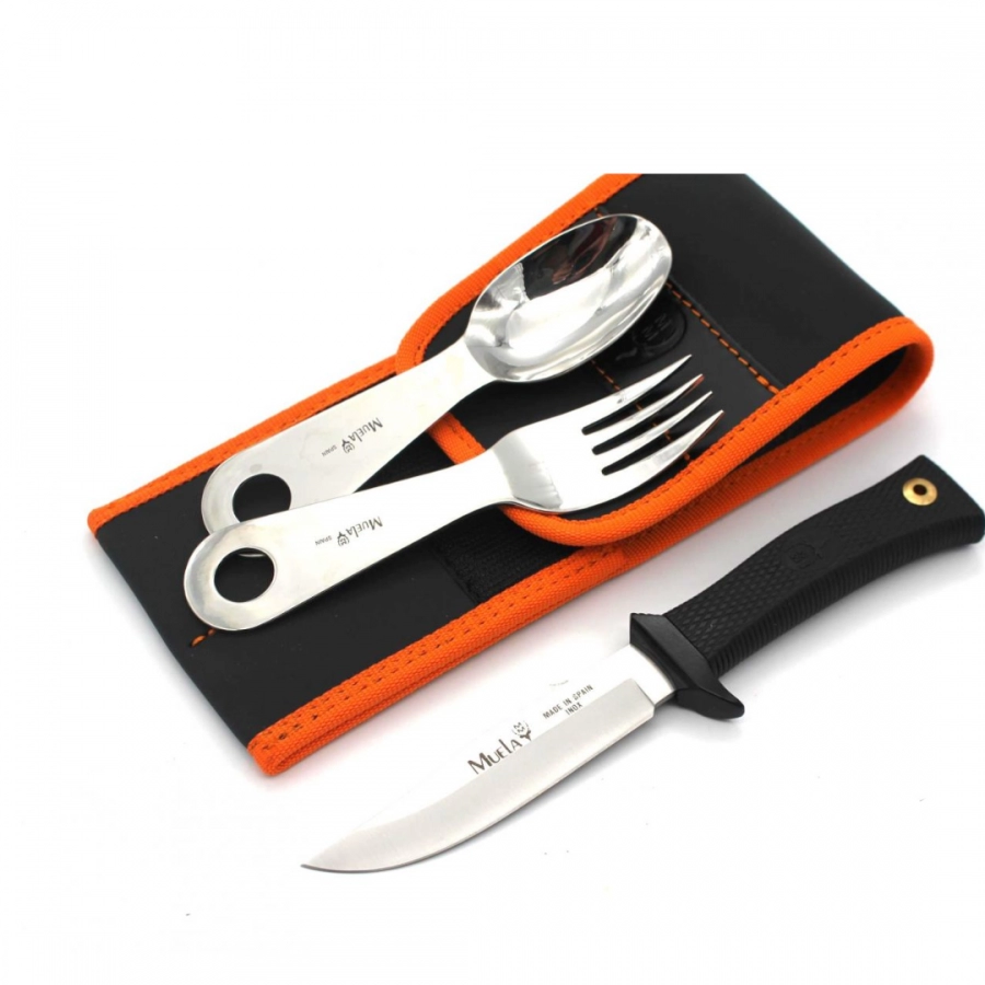 Set camping Cuchillo, Tenedor y Cuchara